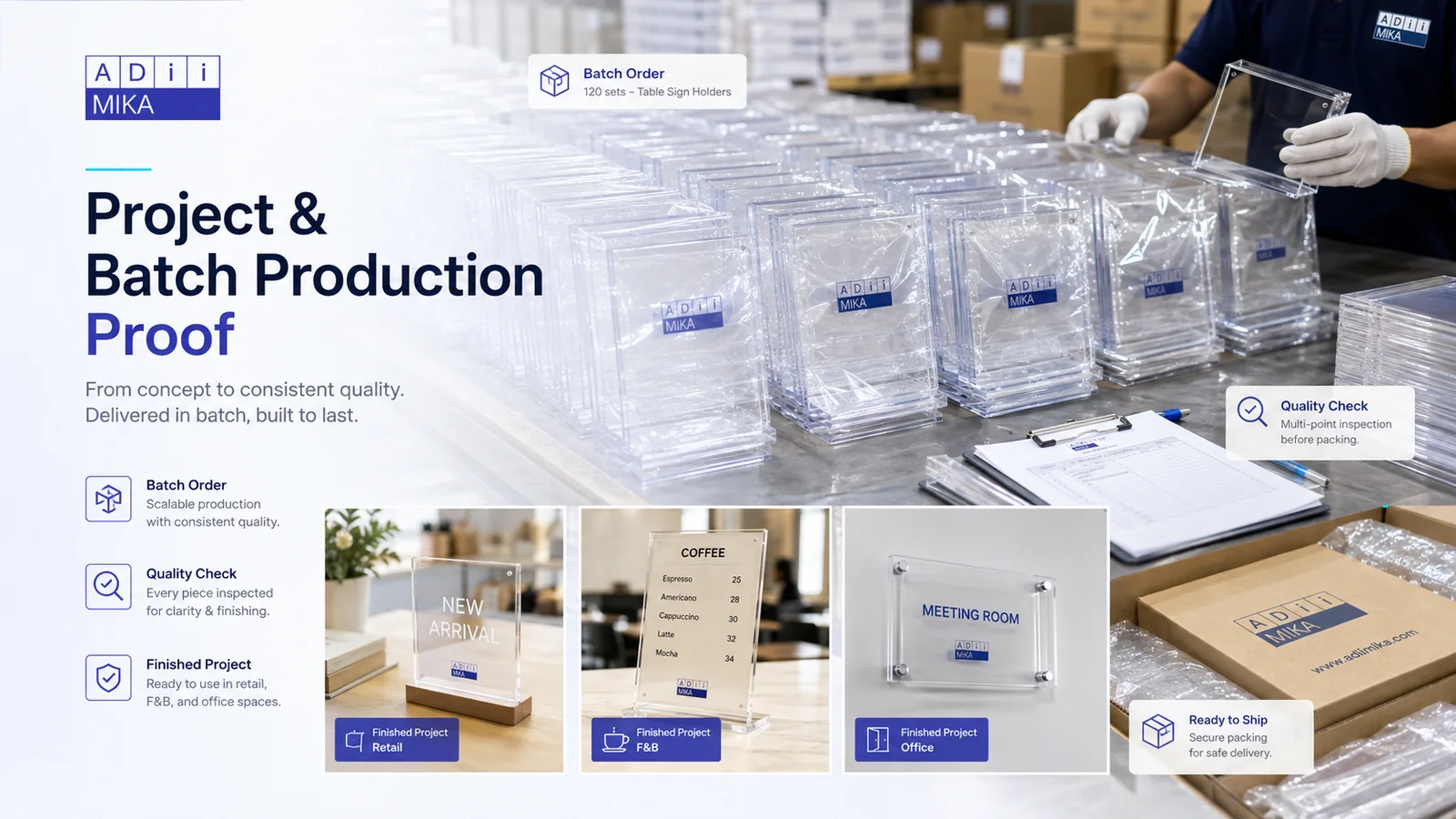 Project dan batch production proof Adiimika