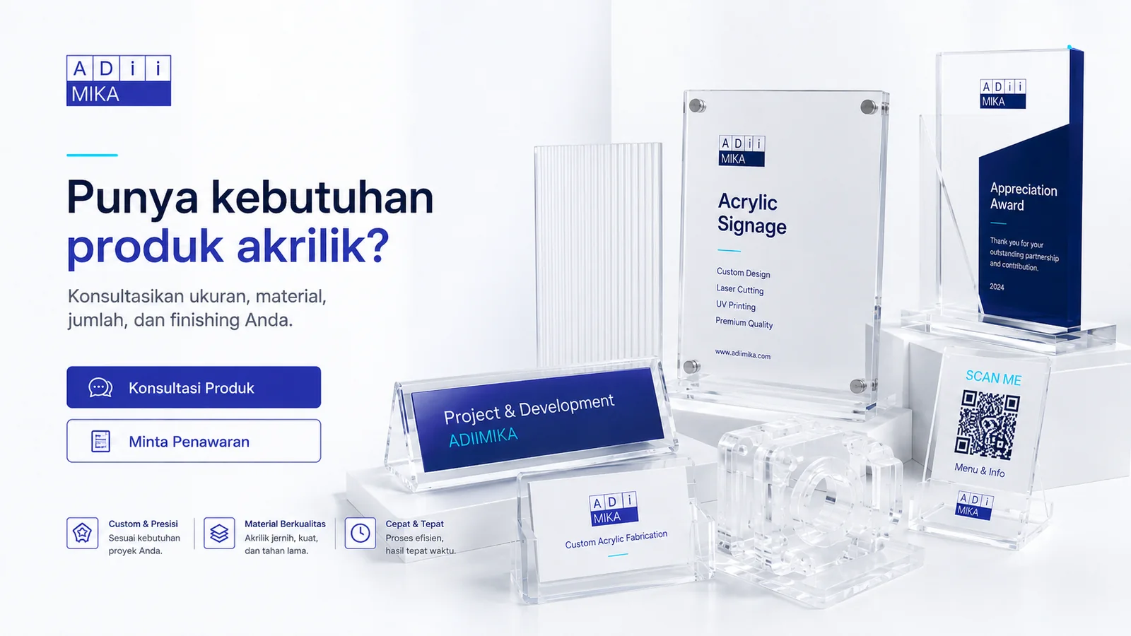 Konsultasi produk dan minta penawaran Adiimika