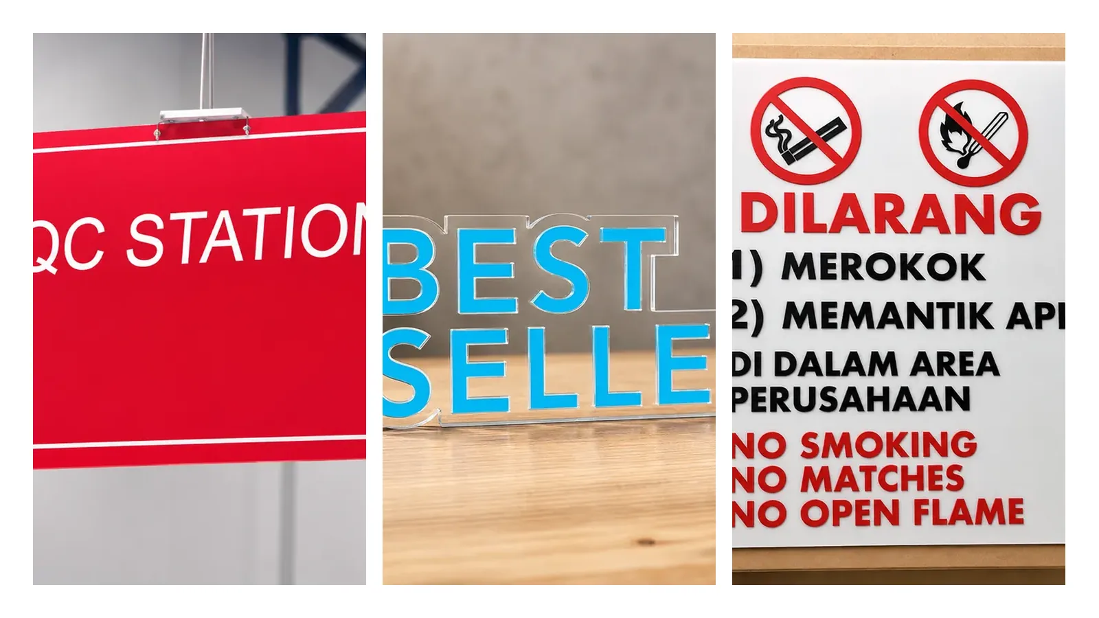 Technical detail corporate project Adiimika meliputi engraving UV print layered acrylic dan mounting