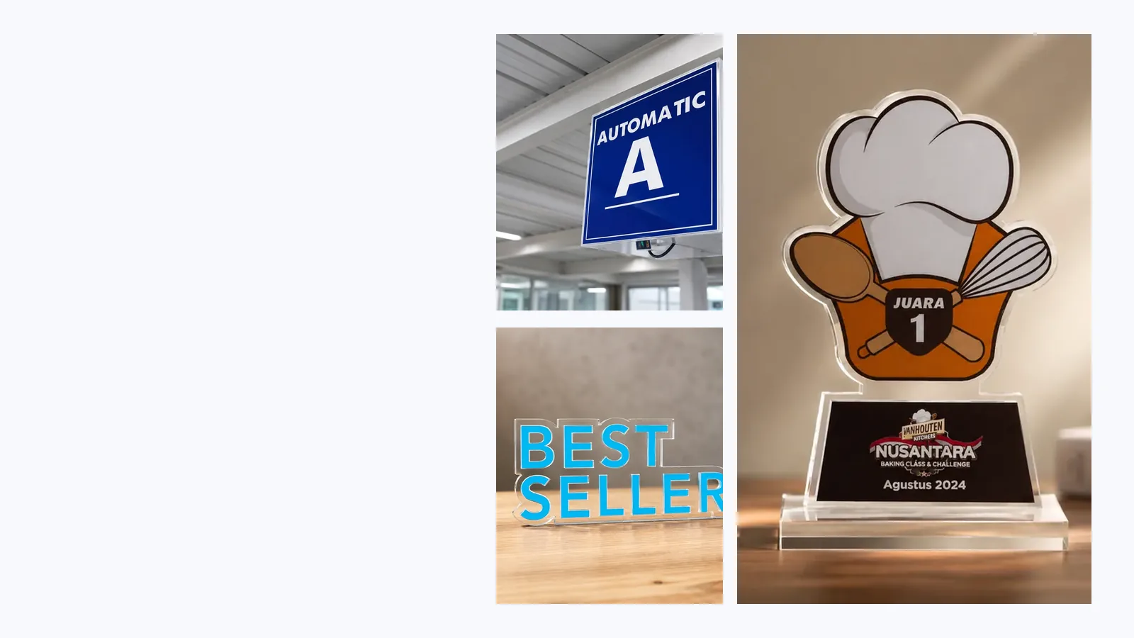 Closing visual project corporate Adiimika dengan signage dan plakat corporate