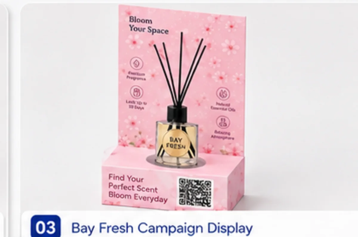 Bay Fresh campaign display