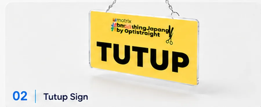 Tutup Sign Project F&B Adiimika