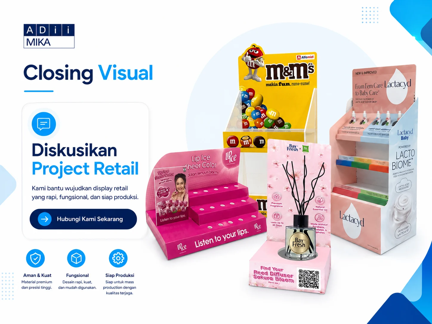 Closing visual project retail Adiimika