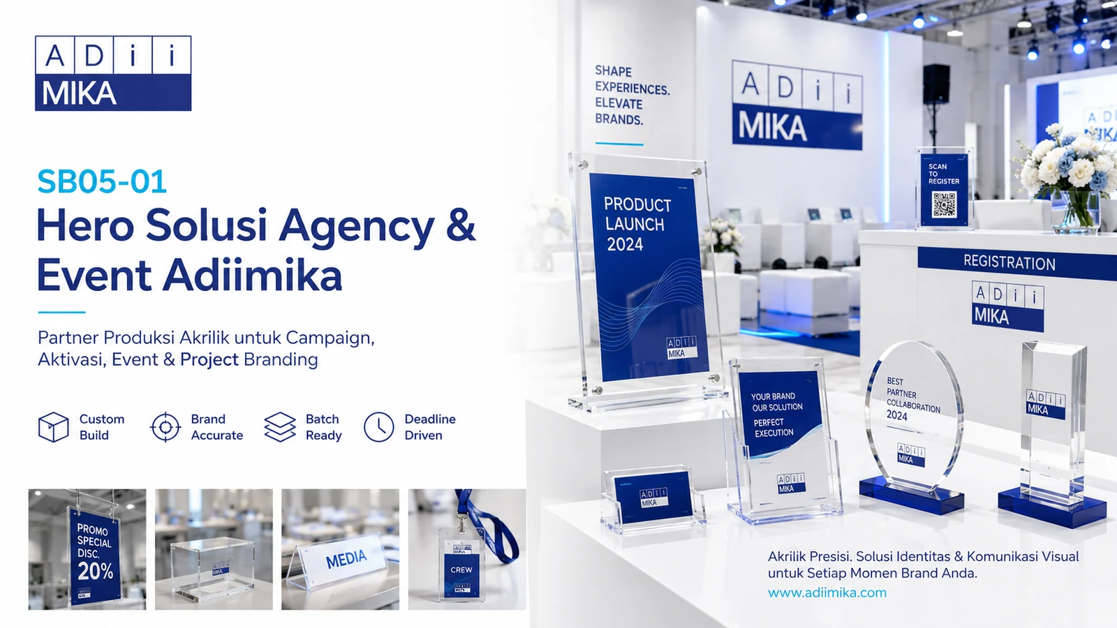 Solusi Agency dan Event Adiimika untuk campaign display signage award dan custom event property